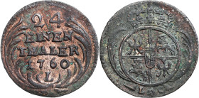 Augustus III the Sas 
POLSKA / POLAND / POLEN / SACHSEN / SAXONY / FRIEDRICH AUGUST II / DRESDEN / LEIPZIG

August III Sas. 1/24 Taler (thaler)a 17...