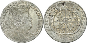 Augustus III the Sas 
POLSKA / POLAND / POLEN / SACHSEN / SAXONY / FRIEDRICH AUGUST II / DRESDEN / LEIPZIG

 August III Sas. Ort - 18 Grosz (Grosch...