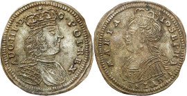 Augustus III the Sas 
POLSKA / POLAND / POLEN / SACHSEN / SAXONY / FRIEDRICH AUGUST II / DRESDEN / LEIPZIG

August III Sas. Żeton (liczman), Norymb...