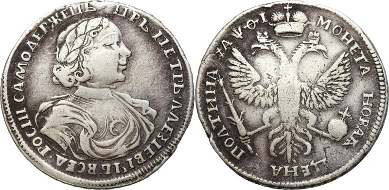 Russia 
RUSSIA / RUSSLAND / РОССИЯ

 Russia. Pyotr I. Poltina (1/2 Rubel (Rou...