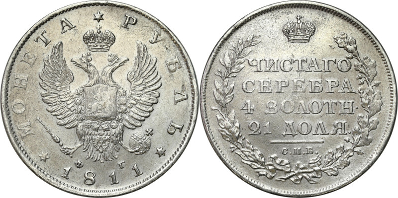 Russia 
RUSSIA / RUSSLAND / РОССИЯ

Russia. Alexander I. Rubel (Rouble) 1811 ...