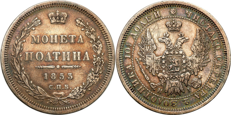 Russia 
RUSSIA / RUSSLAND / РОССИЯ

Russia. Nicholas I. Poltina (1/2 Rubel (R...