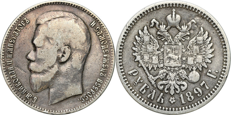 Russia 
RUSSIA / RUSSLAND / РОССИЯ

 Russia. Nicholas II. Ruble (Rouble) 1897...