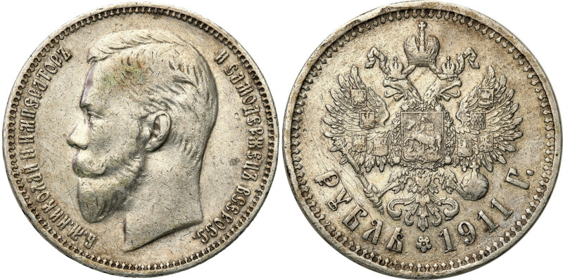 Russia 
RUSSIA / RUSSLAND / РОССИЯ

Russia. Nicholas II. Rubel (Rouble) 1911 ...