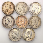 Russia 
RUSSIA / RUSSLAND / РОССИЯ

Russia. Nicholas II. 50 Kopek (kopeck) (1/2 Rubel (Rouble)) 1896-1913, group 8 pieces 

Zestaw 8 sztuk.Roczni...