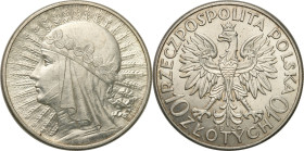 Poland II Republic
POLSKA / POLAND / POLEN / POLOGNE / POLSKO

II RP. 10 zlotych 1932 głowa kobiety (bez znaku) 

Ładnie zachowana monetaParchimo...