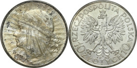 Poland II Republic
POLSKA / POLAND / POLEN / POLOGNE / POLSKO

II RP. 10 zlotych 1933 głowa kobiety 

Pięknie zachowana moneta, ale ze śladami pl...