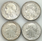 Poland II Republic
POLSKA / POLAND / POLEN / POLOGNE / POLSKO

II RP. 10 zlotych 1932-1933 głowa kobiety, group 4 coins 

Obiegowe egzemplarze.Pa...