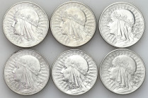 Poland II Republic
POLSKA / POLAND / POLEN / POLOGNE / POLSKO

II RP. 10 zlotych 1932 głowa kobiety, group 6 coins 

Obiegowe egzemplarze.&nbsp;P...