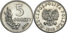 Collection - Nickel Probe Coins
POLSKA / POLAND / POLEN / PATTERN / PRL / PROBE / SPECIMEN

PRL. PROBE Nickel 5 groszy 1949 

Nakład tylko 500 sz...