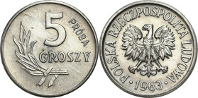 Collection - Nickel Probe Coins
POLSKA / POLAND / POLEN / PATTERN / PRL / PROBE / SPECIMEN

PRL. PROBE Nickel 5 groszy 1963 

Nakład tylko 500 sz...