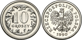 Collection - Nickel Probe Coins
POLSKA / POLAND / POLEN / PATTERN / PRL / PROBE / SPECIMEN

PRL. PROBE Nickel 10 groszy 1990 

Piękny egzemplarz....