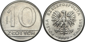 Collection - Nickel Probe Coins
POLSKA / POLAND / POLEN / PATTERN / PRL / PROBE / SPECIMEN

PRL. PROBE Nickel 10 zlotych 1989 nominał 

Piękny eg...