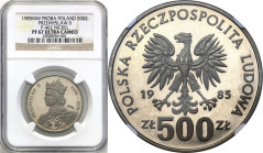 Collection - Nickel Probe Coins
POLSKA / POLAND / POLEN / PATTERN / PRL / PROBE / SPECIMEN

PRL. PROBE Nickel 500 zlotych 1985 Przemysław II NGC PF...