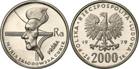 Collection - Nickel Probe Coins
POLSKA / POLAND / POLEN / PATTERN / PRL / PROBE / SPECIMEN

PRL. PROBE Nickel 2000 zlotych 1979 - Maria Skłodowska-...