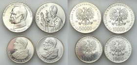 Coins Poland People Republic (PRL)
POLSKA / POLAND / POLEN / POLOGNE / POLSKO

PRL. 1.000 - 50.000 zlotych 1982-1988, group 4 coins 

Pięknie zac...