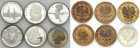Coins Poland People Republic (PRL)
POLSKA / POLAND / POLEN / POLOGNE / POLSKO

PRL. 50 - 100 zlotych 1972 - 1976, group 6 coins 

Monety wybite s...