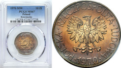 Coins Poland People Republic (PRL)
POLSKA / POLAND / POLEN / POLOGNE / POLSKO

PRL. 10 zlotych 1970 Tadeusz Kościuszko PCGS MS67 (2 MAX) – BEAUTIFU...
