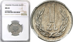 Coins Poland People Republic (PRL)
POLSKA / POLAND / POLEN / POLOGNE / POLSKO

PRL. 1 zloty 1966 Aluminium NGC MS65 - RARE 

Wysoka nota gradingo...