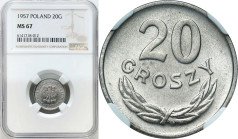 Coins Poland People Republic (PRL)
POLSKA / POLAND / POLEN / POLOGNE / POLSKO

PRL. 20 groszy 1957 NGC MS67 (MAX) - THE RAREEST YEAR 

Najwyższa ...