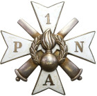 FALLERISTICS: Orders, badges, decorations
POLSKA / POLAND / POLEN / POLSKO / RUSSIA / LVIV / BADGE

II RP. Badge of the 1st Heaviest Artillery Regi...