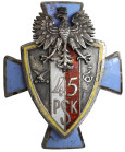 FALLERISTICS: Orders, badges, decorations
POLSKA / POLAND / POLEN / POLSKO / RUSSIA / LVIV / BADGE

II RP. 45th Border Rifles Infantry Regiment, Ri...