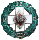 FALLERISTICS: Orders, badges, decorations
POLSKA / POLAND / POLEN / POLSKO / RUSSIA / LVIV / BADGE

II RP. Badge of the 53rd Kresy Rifles Infantry ...