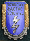 FALLERISTICS: Orders, badges, decorations
POLSKA / POLAND / POLEN / POLSKO / RUSSIA / LVIV / BADGE

PRL. Communications Badge 

Wykonane w mennic...