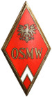 FALLERISTICS: Orders, badges, decorations
POLSKA / POLAND / POLEN / POLSKO / RUSSIA / LVIV / BADGE

PRL. O.S. BADGE MW. 

Odznaka Oficerskiej Szk...