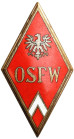 FALLERISTICS: Orders, badges, decorations
POLSKA / POLAND / POLEN / POLSKO / RUSSIA / LVIV / BADGE

PRL. O.S. BADGE FW. 

Odznaka Oficerskiej Szk...