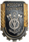 FALLERISTICS: Orders, badges, decorations
POLSKA / POLAND / POLEN / POLSKO / RUSSIA / LVIV / BADGE

PRL. Exemplary Pontoonier Badge 

Wykonane w ...