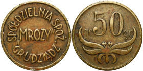 Coins of military cooperatives
POLSKA / POLAND / POLEN / POLSKO / MILITARY

Grudziadz - 50 groszy of the Mrozy" Cooperative of the 65th Infantry Re...