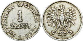 Coins of military cooperatives
POLSKA / POLAND / POLEN / POLSKO / MILITARY

Kolomyja - 1 zloty of the Food Cooperative of the 49th Infantry Regimen...