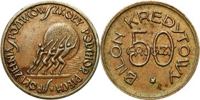 Coins of military cooperatives
POLSKA / POLAND / POLEN / POLSKO / MILITARY

Komorowo - 50 groszy of the Cooperative School of Infantry Cadets 

I...