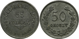 Coins of military cooperatives
POLSKA / POLAND / POLEN / POLSKO / MILITARY

Leszno, Rawicz - 50 groszy of the Soldiers' Cooperative of the 55th Poz...