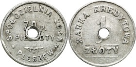 Coins of military cooperatives
POLSKA / POLAND / POLEN / POLSKO / MILITARY

Pleszew - 1 zloty of the Soldiers' Cooperative of the 70th Infantry Reg...