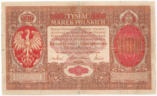 COLLECTION Polish Banknotes 1919-1938
POLSKA / POLAND / POLEN / POLOGNE / POLSKO

1.000 mark polskich 1916 seria A, GENERAŁ - RARE 

Rzadki bankn...