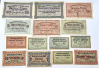 COLLECTION Polish Banknotes 1919-1938
POLSKA / POLAND / POLEN / POLOGNE / POLSKO

Polska OST. Kopiejki, ruble, marki, Kowno, Poznań, 1916, 1918 gro...