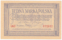 COLLECTION Polish Banknotes 1919-1938
POLSKA / POLAND / POLEN / POLOGNE / POLSKO

1 marka polska 1919 seria IAU 

Przytępiony jeden narożnik, ale...