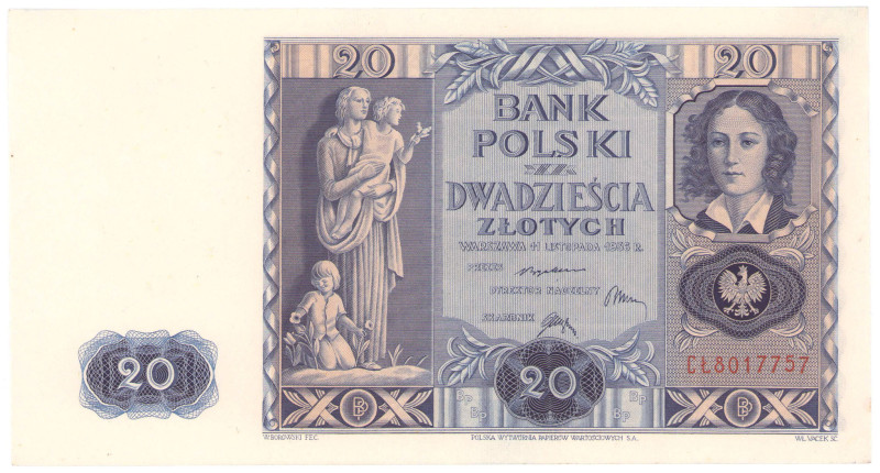 COLLECTION Polish Banknotes 1919-1938
POLSKA / POLAND / POLEN / POLOGNE / POLSK...