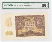 COLLECTION Polish Banknotes 1940 - 1948
POLSKA / POLAND / POLEN / POLOGNE / POLSKO

100 zlotys 1940 - seria B - PMG 66 EPQ 

Falsyfikat ZWZ.Ideal...
