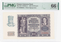 COLLECTION Polish Banknotes 1940 - 1948
POLSKA / POLAND / POLEN / POLOGNE / POLSKO

20 zlotys 1940 seria H, PMG 66 EPQ 

Wyśmienicie zachowany ba...
