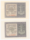 COLLECTION Polish Banknotes 1940 - 1948
POLSKA / POLAND / POLEN / POLOGNE / POLSKO

1 zloty 1940, seria C i 1 zloty 1941 seria AF 

- 1 złoty 194...