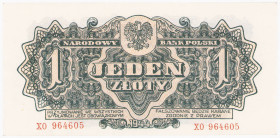 COLLECTION Polish Banknotes 1940 - 1948
POLSKA / POLAND / POLEN / POLOGNE / POLSKO

1 zloty 1944 seria XO – OBOWIĄZKOWYM – EXCELLENT 

Wyśmienici...
