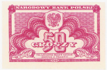 COLLECTION Polish Banknotes 1940 - 1948
POLSKA / POLAND / POLEN / POLOGNE / POLSKO

50 groszy 1944 

Banknot bez oznaczeń serii i numeracji.Piękn...