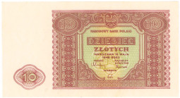 COLLECTION Polish Banknotes 1940 - 1948
POLSKA / POLAND / POLEN / POLOGNE / POLSKO

10 zlotys 1946 

Banknot bez oznaczenia serii i numeracji.Pun...