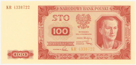 COLLECTION Polish Banknotes 1940 - 1948
POLSKA / POLAND / POLEN / POLOGNE / POLSKO

100 zlotys 1948 seria KR - BEAUTIFUL 

Pięknie zachowany.Luco...