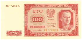 COLLECTION Polish Banknotes 1940 - 1948
POLSKA / POLAND / POLEN / POLOGNE / POLSKO

100 zlotys 1948 seria ER – EXCELLENT 

Pięknie zachowane.Luco...