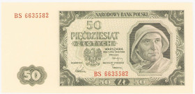 COLLECTION Polish Banknotes 1940 - 1948
POLSKA / POLAND / POLEN / POLOGNE / POLSKO

50 zlotys 1948 seria BS - EXCELLENT 

Pięknie zachowane.&nbsp...