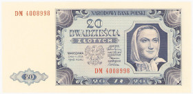 COLLECTION Polish Banknotes 1940 - 1948
POLSKA / POLAND / POLEN / POLOGNE / POLSKO

20 zlotys 1948 seria DM - EXCELLENT 

Pięknie zachowaneLucow ...